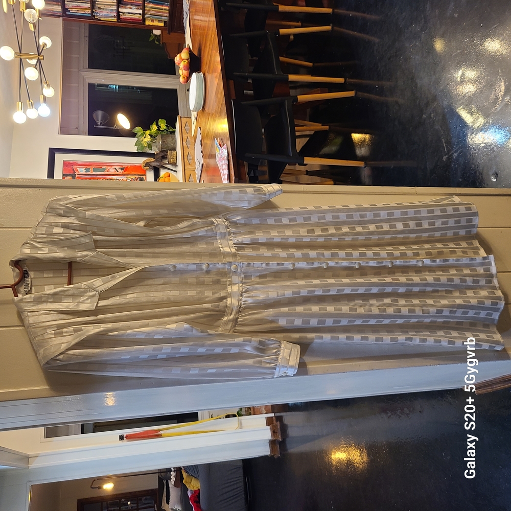 Elegant Striped Vintage Dress